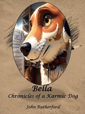 Book cover of Bella — The Chronicles of a Karmic Dog by John Rutherford