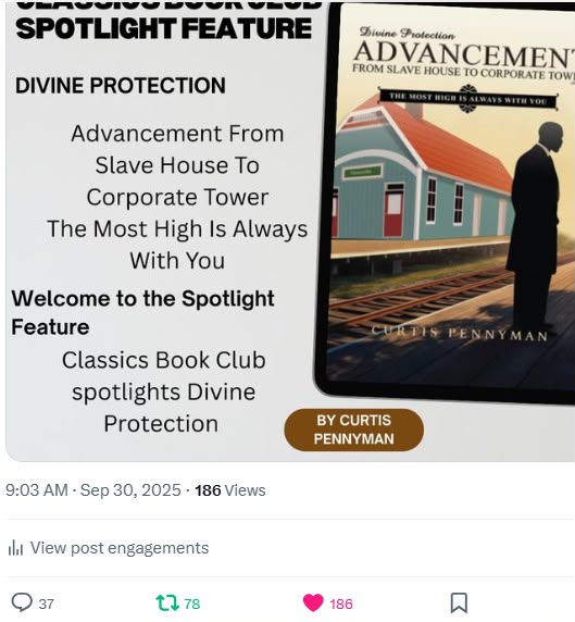 Curtis Pennyman — Divine Protection: Advancement From Slave House To Corporate Tower