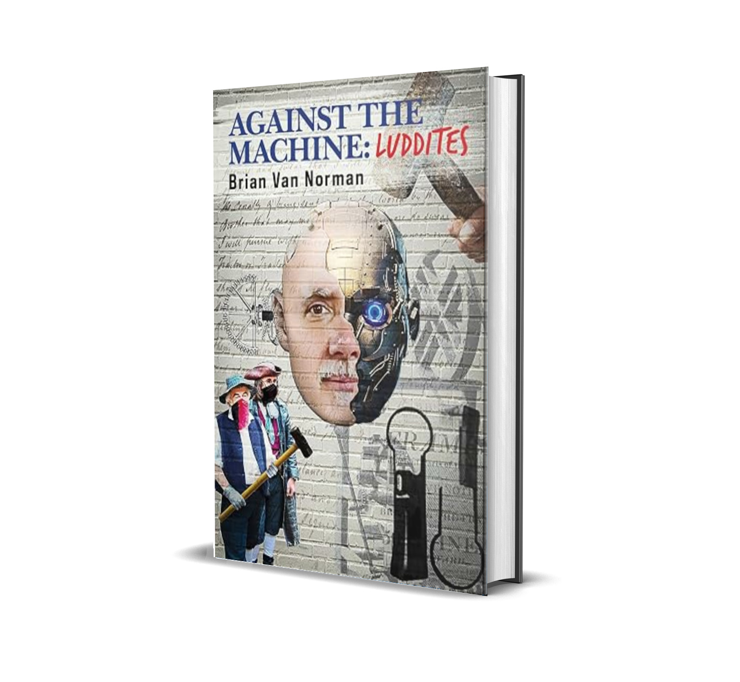 Hardcover 3D mockup of the novel