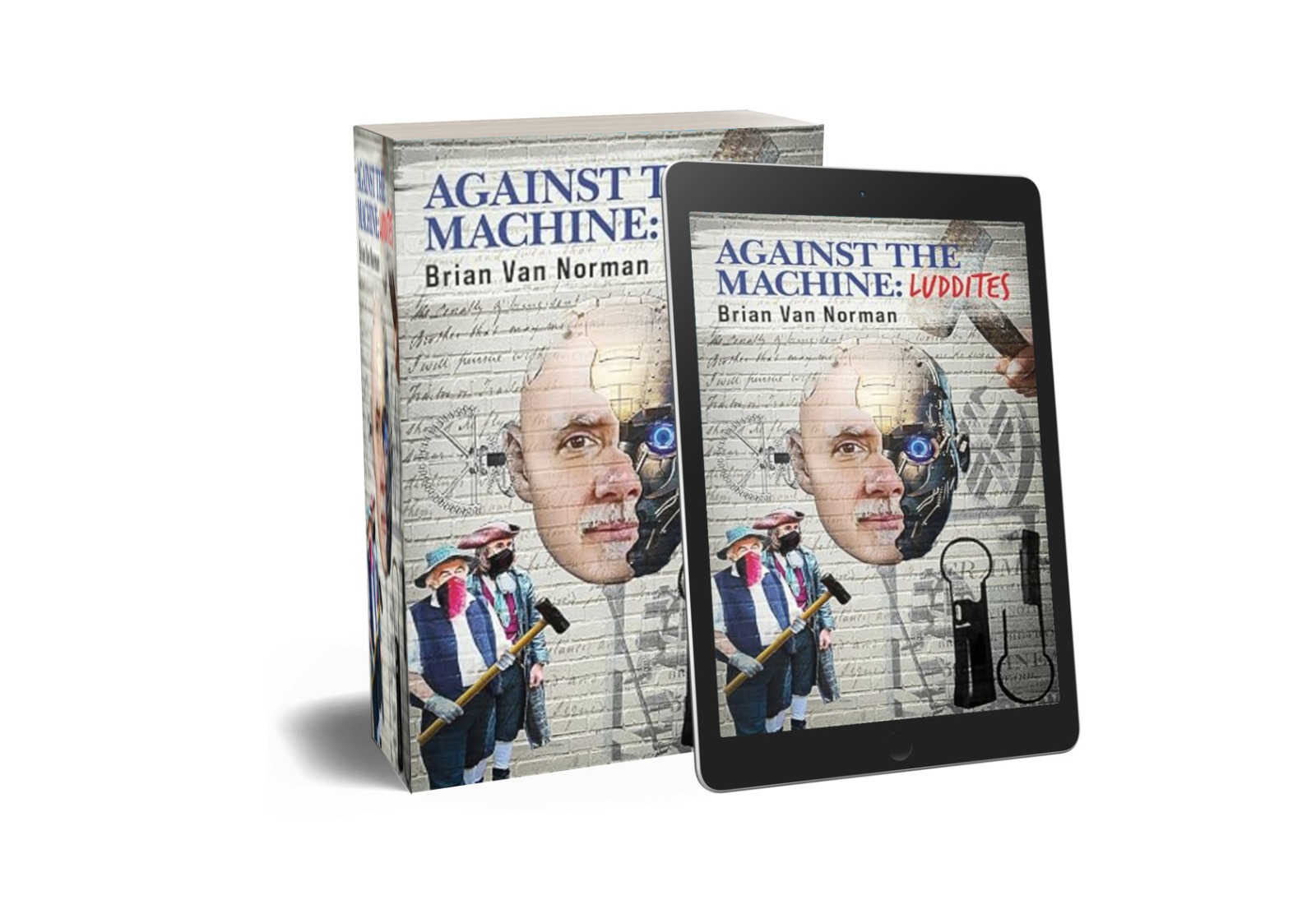 Paperback and tablet bundle mockup for both editions
