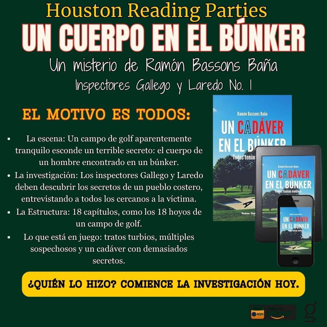 Houston Reading Parties — Un Cuerpo en el Búnker — reading party feature