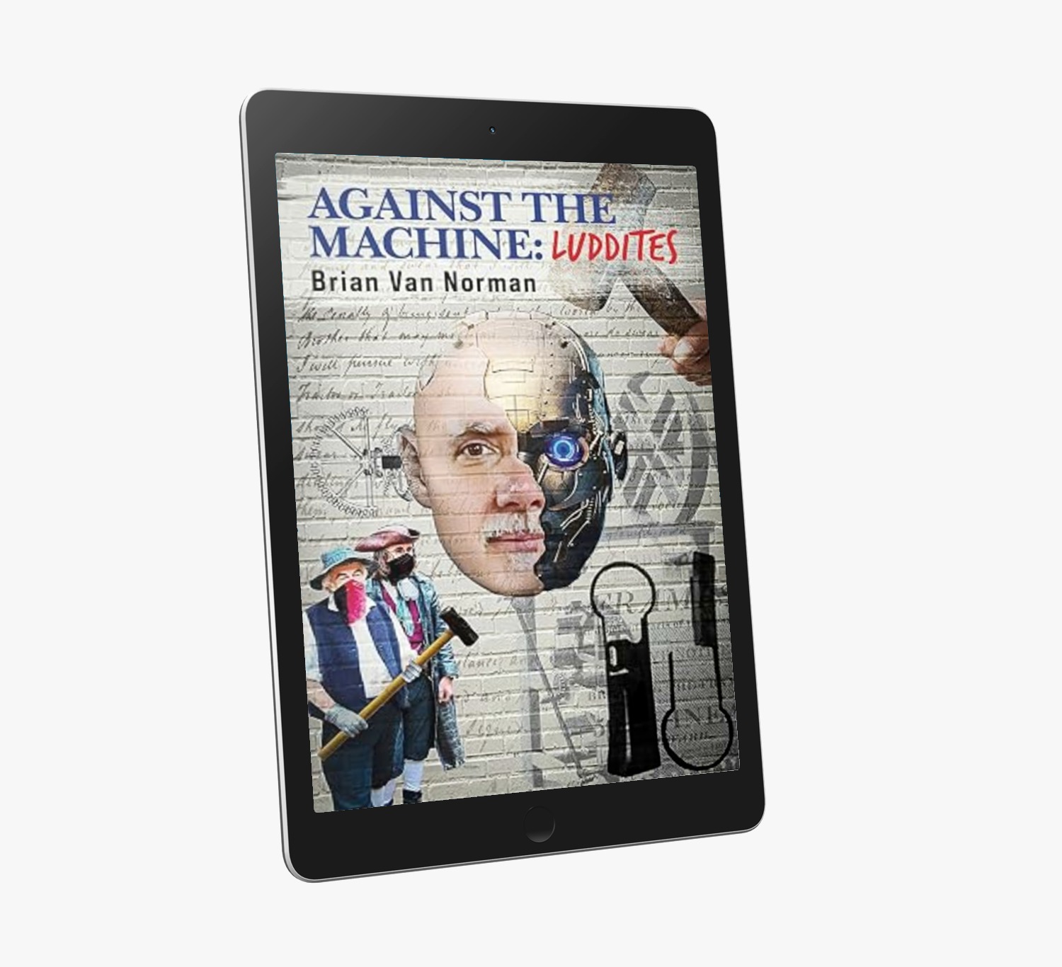 Tablet mockup showing the Kindle edition cover
