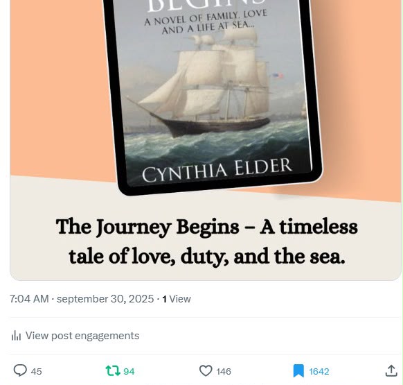 Cynthia Elder — The Journey Begins